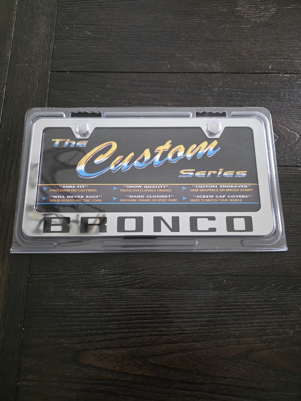 Ford BRONCO - License Plate Frame